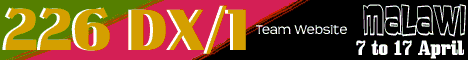 Homepage of 226DX/1 April 2002...