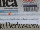 La Repubblica News paper from before, notice date