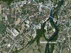 Ronde Island seen from Google Earth.
