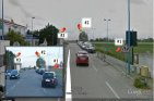 Previous picture, now inserted into Google Street View...