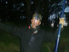 Human antenna support