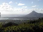 Fourtier island and Tamarin mountain.
