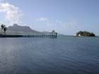 View from Mahebourg city.