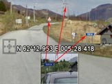 GPS position - Google Earth Street view