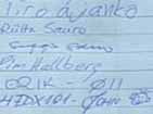 47DX101 signing the Market Reef guestbook