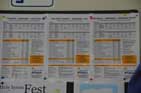 Time tables, from Ferry