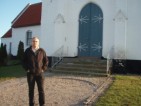 jesper in front of Asserballe church
